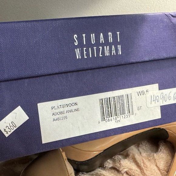 Stuart Weitzman platform stiletto shoes nude size 8.5 - Picture 8 of 8